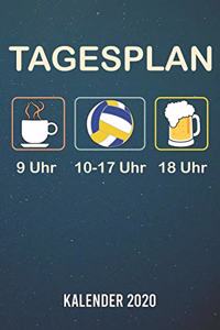 Tagesplan Volleyball Kalender 2020