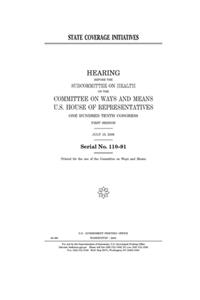 State coverage initiatives