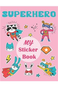 SUPERHERO My Sticker Book