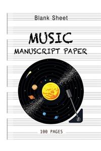 Blank Sheet Music Notebook music books for guitar with chords