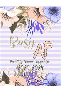 Busy AF Monthly Planner Organizer