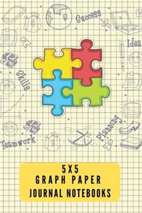 5x5 Graph Paper Journal Notebooks