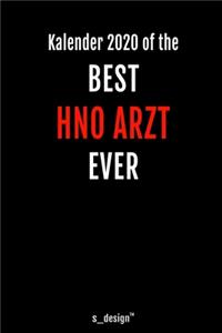 Kalender 2020 für HNO Ärzte / HNO Arzt / HNO Ärztin