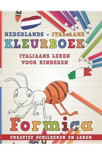 Kleurboek Nederlands - Italiaans I Italiaans Leren Voor Kinderen I Creatief Schilderen En Leren
