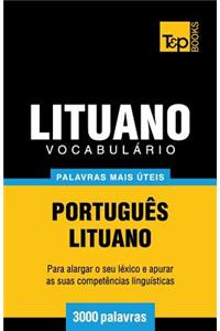 Vocabulário Português-Lituano - 3000 palavras mais úteis