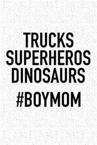 Trucks Superheros Dinosaurs Boy Mom