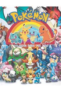 Pokemon Coloring Book for Kids
