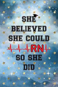 She Believed She Could So She Did RN