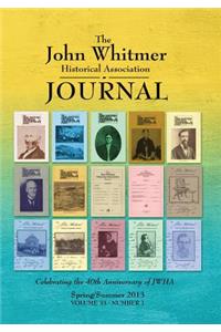 The John Whitmer Historical Association Journal Vol 33 No 1