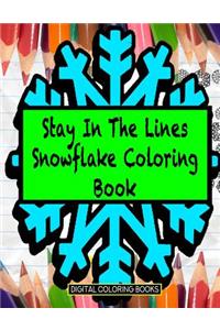 Stay In The Lines Snowflake Coloring Book