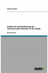 Ansätze für die Bearbeitung der interkulturellen Situation in der Schule