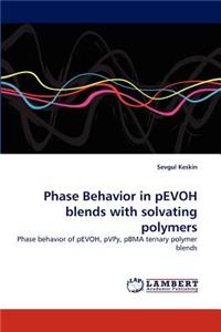 Phase Behavior in pEVOH blends with solvating polymers