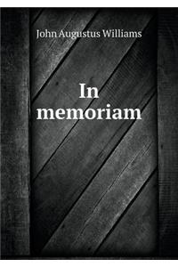 In memoriam