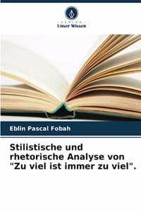 Stilistische und rhetorische Analyse von 