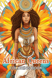 African Queens Coloring Book