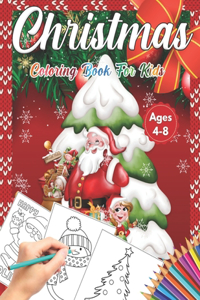 Christmas Coloring Book for Kids Ages 4-8