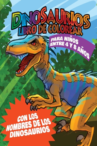 Dinosaurios libro para Colorear