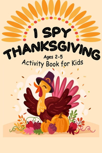 I Spy Thanksgiving Activity Book for kids ages 2 - 5