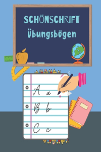 Schönschrift Übungsbogen