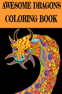 Awesome Dragon Coloring Book