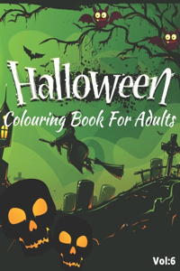 Halloween Colouring Book For Adults Vol