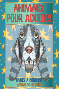 Livres à colorier - Moins de 10 euro - Animaux pour adultes