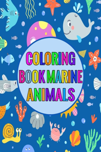 coloring Book Marine Animals