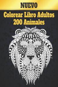 200 Animales Libro Colorear