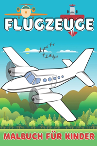 Flugzeuge Malbuch für Kinder