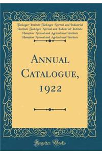 Annual Catalogue, 1922 (Classic Reprint)