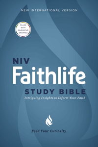 NIV, Faithlife Study Bible, Imitation Leather, Gray/Blue
