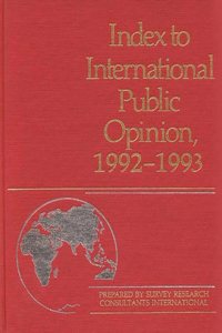 Index to International Public Opinion, 1992-1993