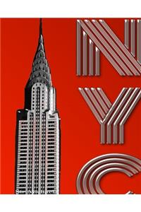 Iconic New York City Chrysler Building $ir Michael designer creative drawing journal