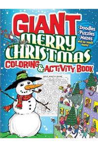 GIANT Merry Christmas Coloring & Activity Book