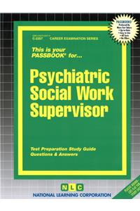 Psychiatric Social Work Supervisor
