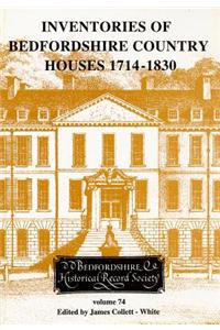 Inventories of Bedfordshire Country Houses 1714-1830