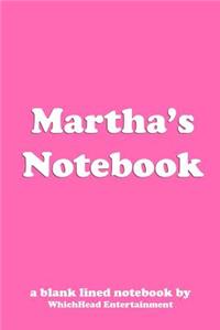 Martha's Notebook
