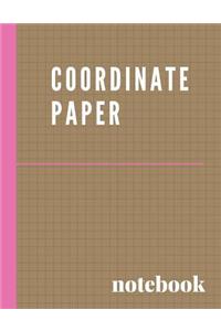 Coordinate Paper Notebook
