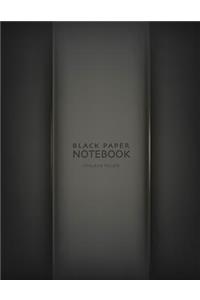 Black Paper Notebook College Ruled