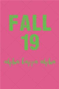 Fall 19 Alpha Kappa Alpha