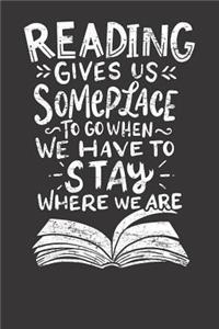 Reading Lover Gift Notebook