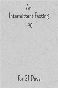 An Intermittent Fasting Log