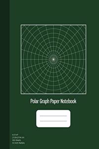 Polar Graph Paper Notebook