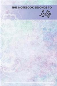 This Notebook Belongs To Lolly