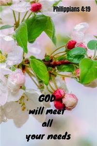 God will meet all your needs - Philippians 4