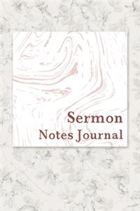 Sermon Notes Journal.