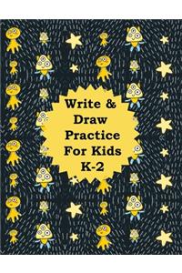 Write & Draw Practice For Kids K-2