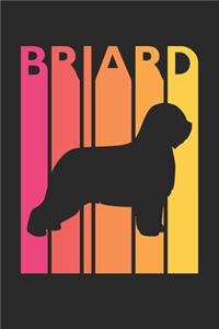 Briard Journal - Vintage Briard Notebook - Gift for Briard Lovers
