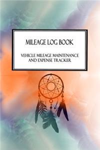Mileage Log Book Vehicle Mileage Maintenance and Expense Tracker