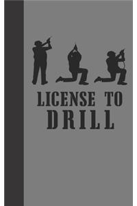 License to Drill Notebook for Handymen & Contractors